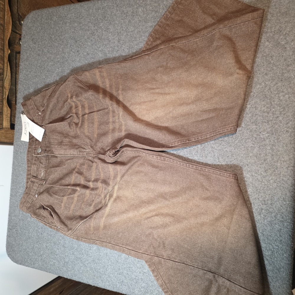 DAZY brown washed denim jeans Small New K2